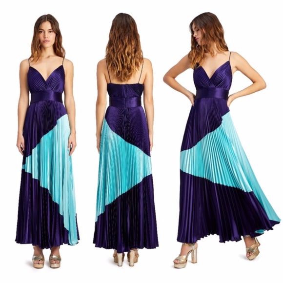Jill Stuart Freya Dress Indigo Aqua - Picture 1 of 5
